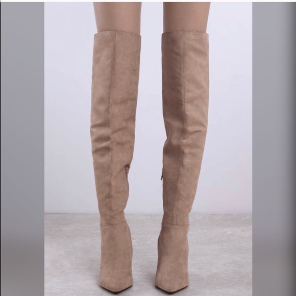 thigh high boots falling down